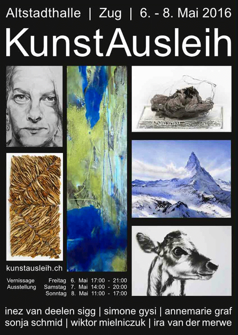 Einladung KunstAusleih Altstadthalle Zug 2015