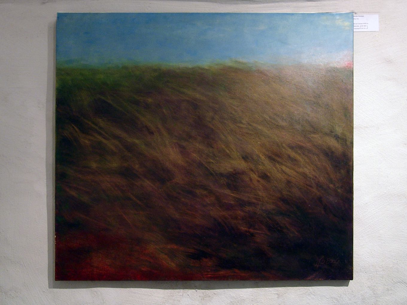 Monika Biermann: Ohne Titel, Öl auf Leinwand, 100 x 90cm