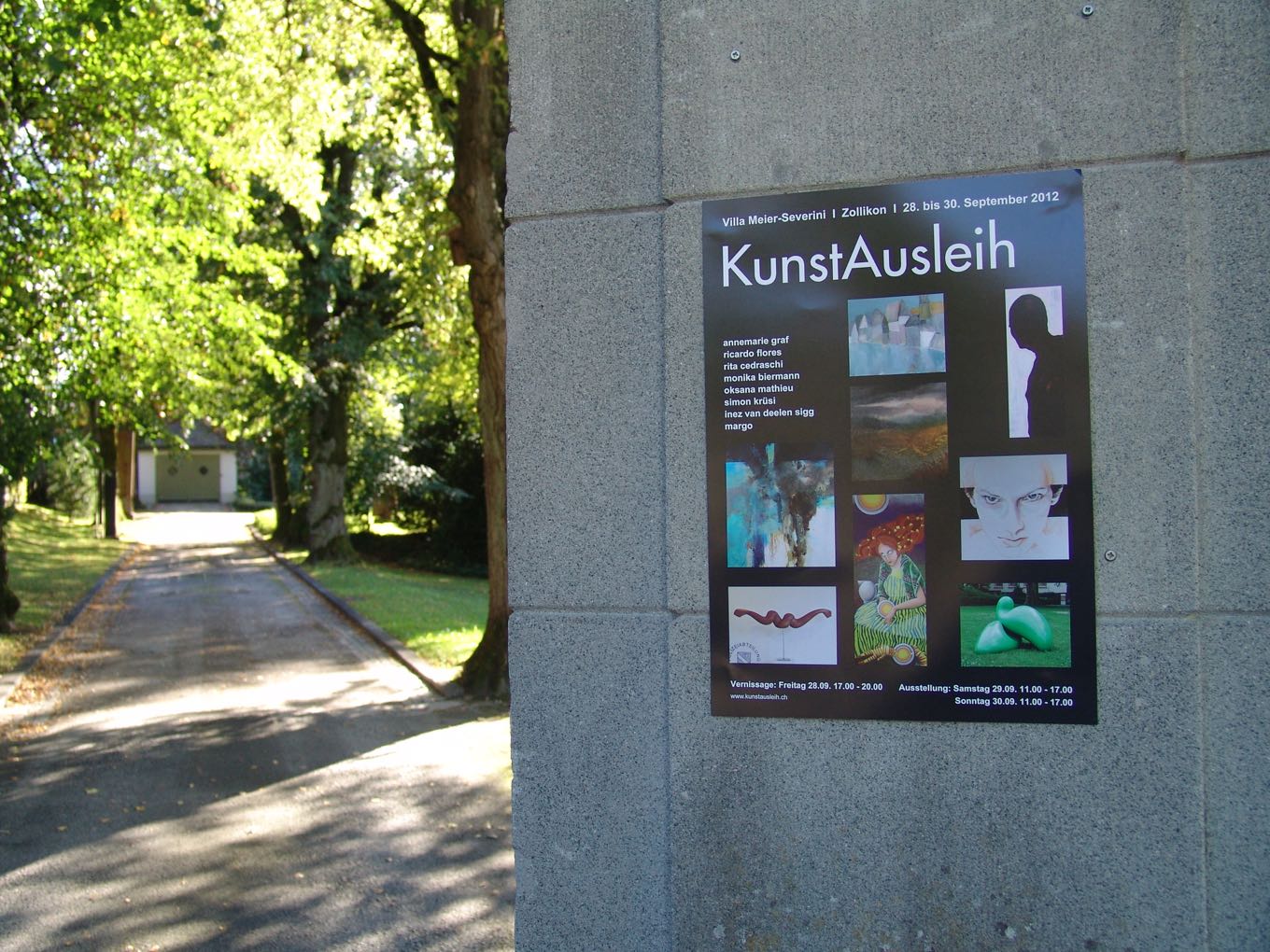 Parkeingang zur Villa Meier-Severini