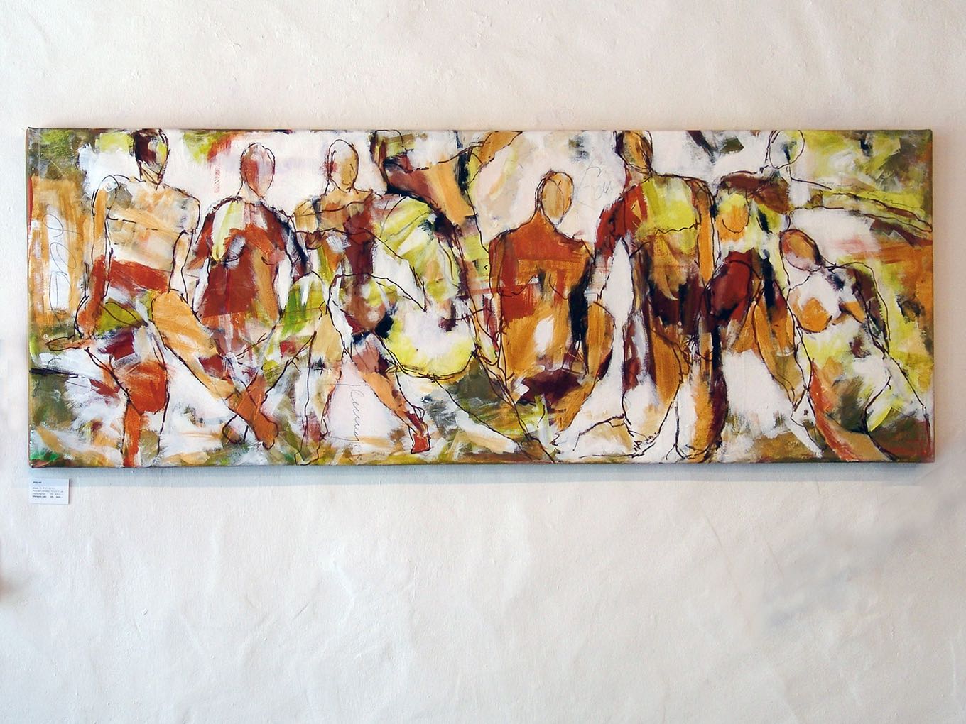 Jeanette Werren: Mittendrin, 2010, 70 x 210cm